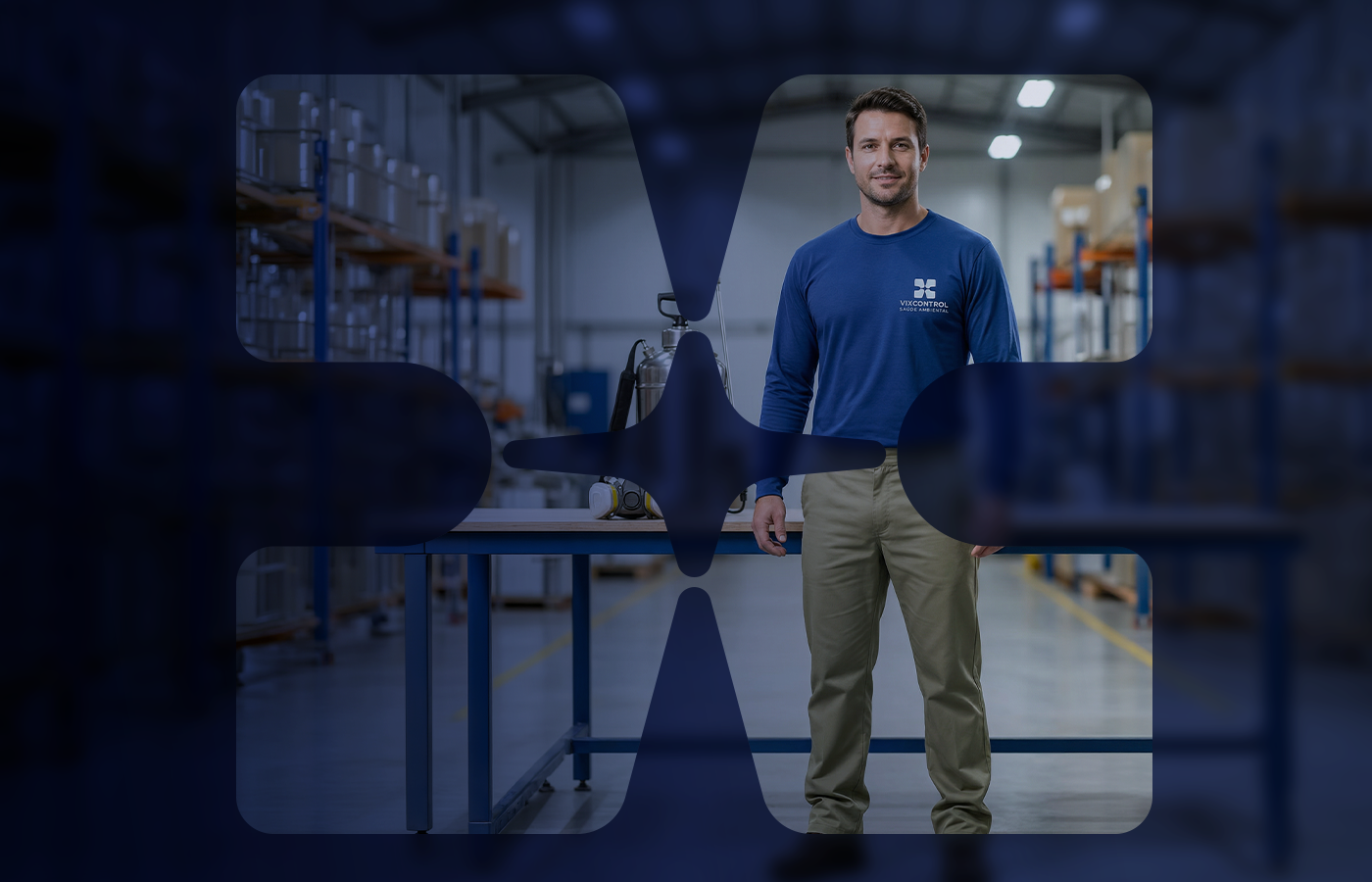 Técnico Vixcontrol em ação